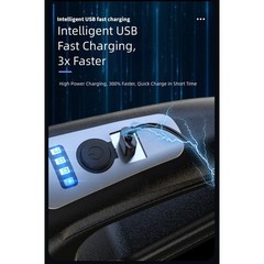 Compact Portable Cordless Car Vacuum Cleaner Handheld with Multiple Attachments