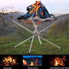 Backpack Stove Folding Wood Stove Lightweight And Portable Campfire Cooking