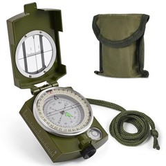 Compass, Hiking Compass for Survival with Lensatic – Water-Resistant Navy