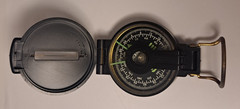 Vintage Engineer Lensatic Compass 2” Liquid Filled Working
