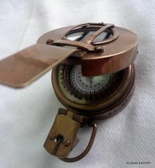 Brass Antique British Prismatic Military Vintage WW2 Mark II Pocket Compass Gift