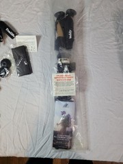 TrailBuddy Hiking Trekking Poles Adjustable Aluminum Cork Grip w/ Accessories