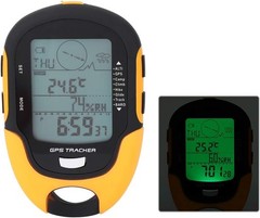 Multifunction Digital Altimeter, Waterproof Handheld GPS Navigator Tracker with