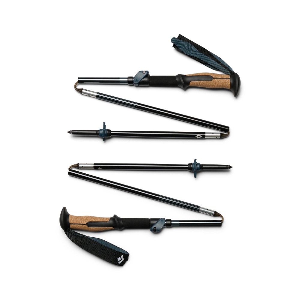 BLACK DIAMOND Trail Vista FLZ Trekking Poles – Midnight Blue – 135