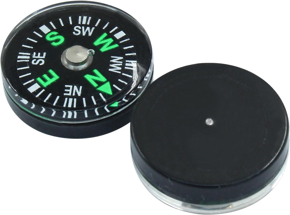 15Pcs 20Mm Compass Bulk, Button Compass Accessories Mini Pocket Compass Tiny