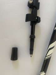 New – TrailBuddy Trekking Poles Black Aluminum – Cork Handle – 105 to 135cm