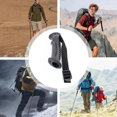 Trekking Pole Handle Grip Replacement Rubber Sleeve Adapter 2 Pack Trekking