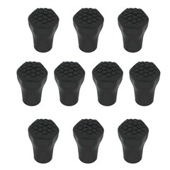10Pcs Hexagonal Trekking Pole Tip Protectors Plastic for Hiking Pole Safety