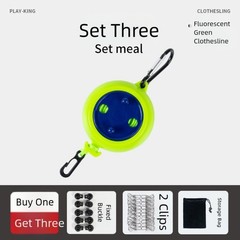 Portable Clothesline Adjustable for Travel For camping and Indoor Laundry Use