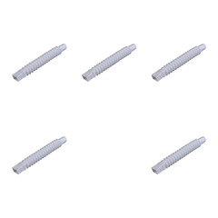 5pcs PE Collapsible Hose for Camping Water Bucket Extension with 1.4cm Outlet