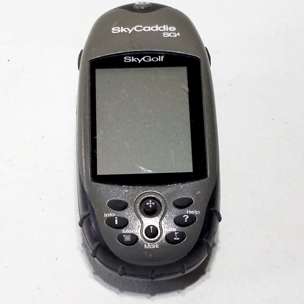 SkyGolf SkyCaddie SG4 Handheld LCD Display Portable Golf GPS Range Finder – Gray