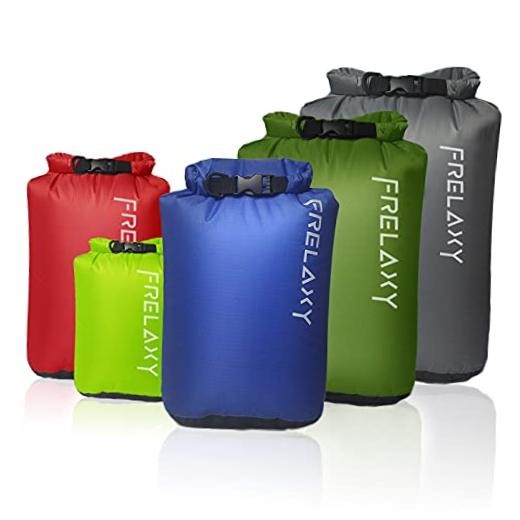 Dry Bag 3-Pack/5-Pack, Ultralight Dry Sack, Outdoor 5 Pack – Assorted Colors