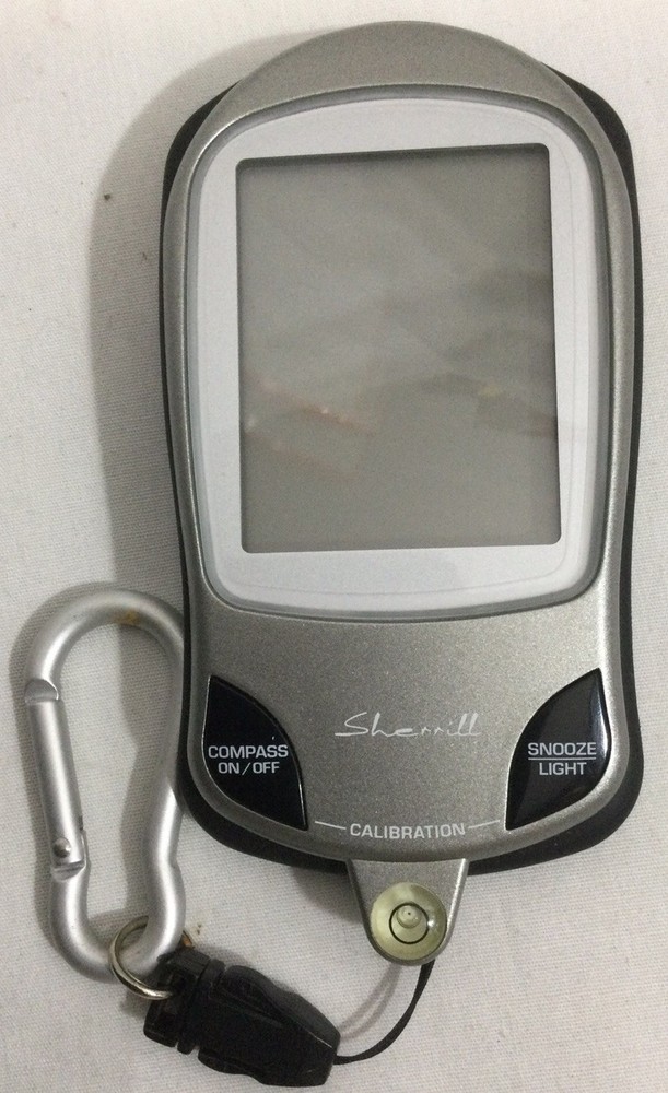 SHERRILL ELECTRONIC DIGITAL COMPASS & ALARM WITH CASE – As-Is