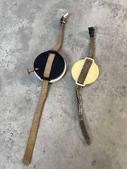 2 pc Soviet USSR Army Military Wrist Compass Luminophore Coated Boy Scout Compas