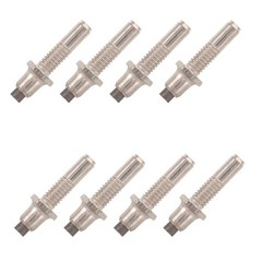 8Pcs Durable Tungsten Steel Hiking Pole Tip Replacements for Mountain Trails
