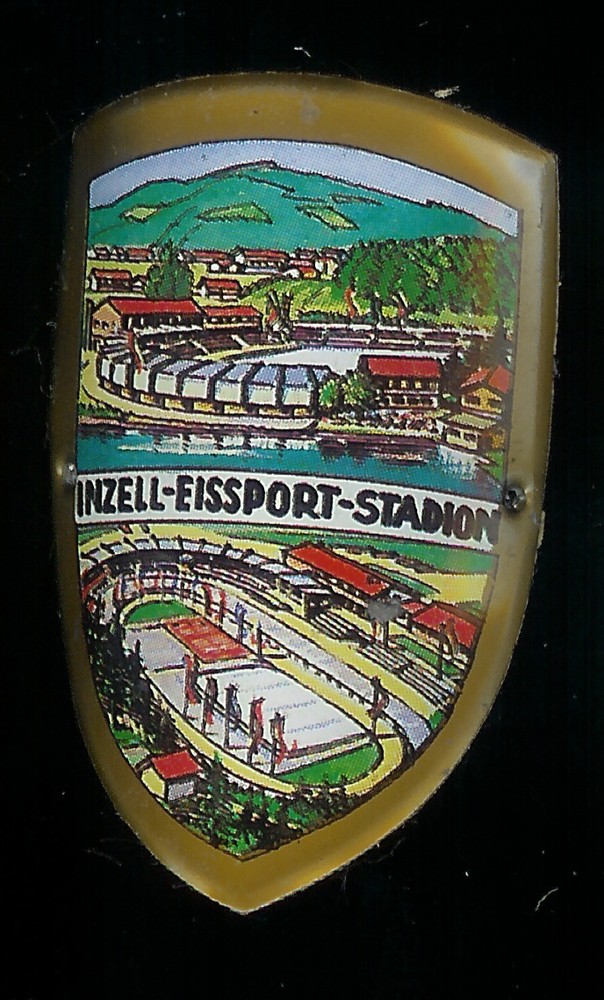 Inzell-Eissport-Stadion Walking Stick Shield Pin G2490