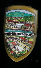 Inzell-Eissport-Stadion Walking Stick Shield Pin G2490