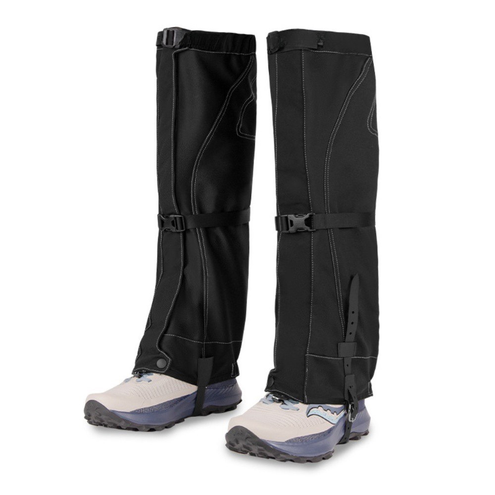 Hiking Gaiters Fleece-lined Gaiters 1mm Hypalon Material Windproof Outer Fabric