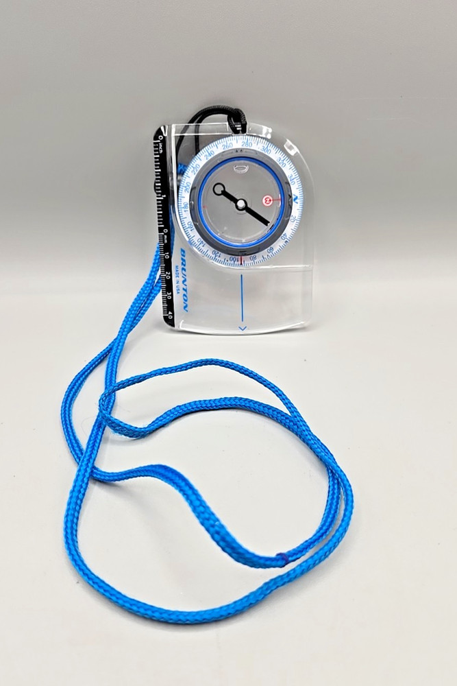 Brunton O.S.S. 20B Ergonomic Baseplate Compass with Tool Free Declination