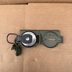 Camenga Model 3H Tritium Lensatic Compass US Military Olive Drab