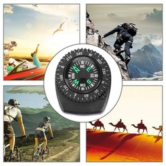 Button,Watch Strap,2pcs Portable Hiking Watch Band Slip Slide Navigation Wris…