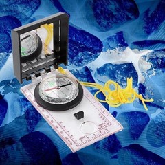 Multi functional Compass With Mapping Ruler and Mirror Emergency Kit For Outdoor
