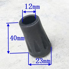 18Pcs Walking Pole Tips Trekking Pole Non Slip Hiking Pole Tips Rubber