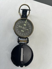 Vintage Lensatic Johnny Walker Brass Compass Japan Made