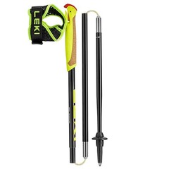 LEKI Evotrail FX.One TA Black/Dark Anthracite/Neon Yellow Trail Running Poles
