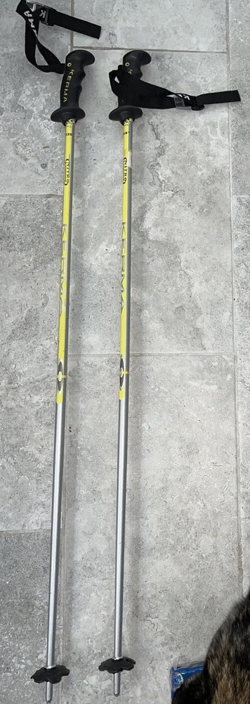 Kerma Nitro Trekking Poles 48” Aluminum Yellow