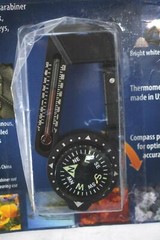 Sun Triplebiner Rugged Aluminum Compass LED Light Temperature Hiking Accessories