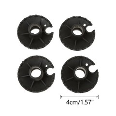 Set of 4 Touring Plates, Snow Plates for Hiking Poles Threaded Rubber Snow…