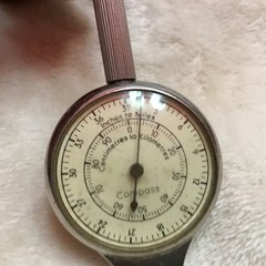 VTG SELSI (?) COMPASS MAP MILAGE MEASURING TOOL MADE IN GERMANY