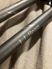 LL Bean Hikelite 4-Season 7075 Tele 3 Carbon Power Lock 2.1 Hiking Poles NEW CON