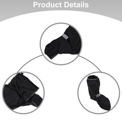 Waterproof Leg Gaiters with Reflective Strips for Shoe and Foot Protection