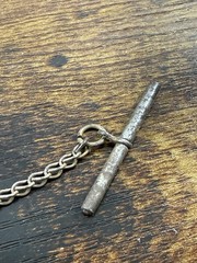 Vintage Antique Brass Pocket Compass Made In France Military Style W/CHAIN Works