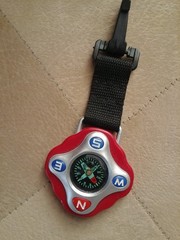 Pocket Clip Map Scale Compass Pocket Outdoor Hiking Guider Survival Navigation