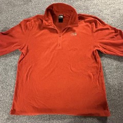 The North Face Red Polartec Classic Fleece Pullover #770