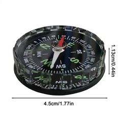 1x Compass Portable Pocket Outdoor Camping Hiking Guider Survival Navigation