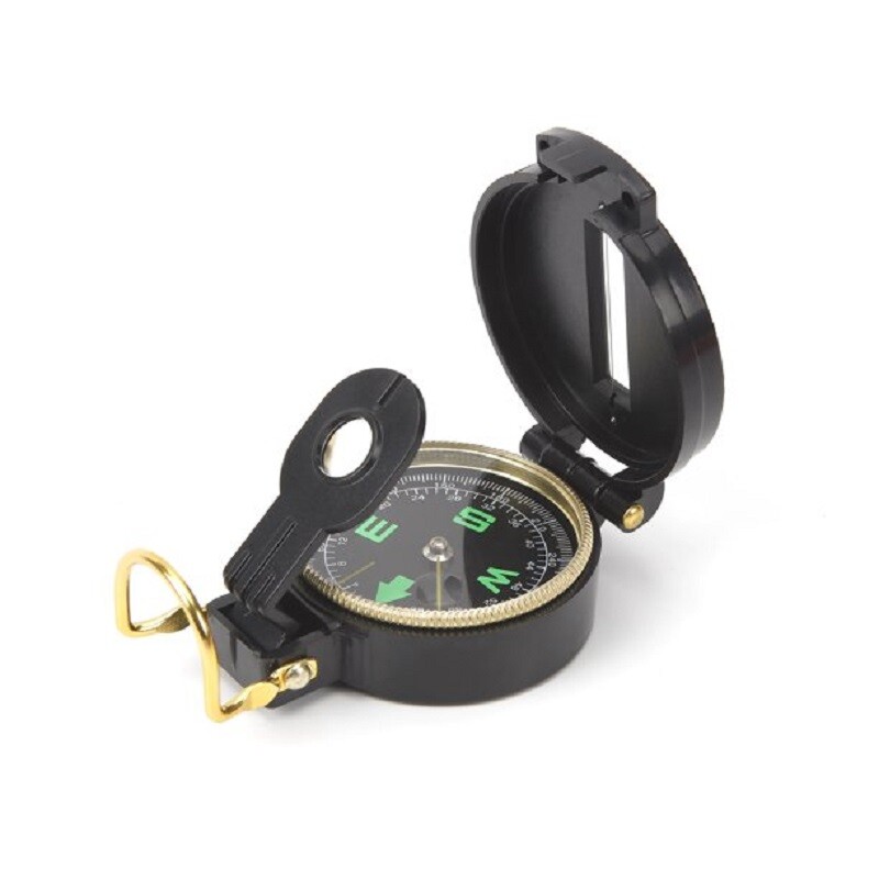 OZARK TRAIL LENSATIC COMPASS 5013, BLACK *DISTRESSED PKG