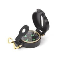OZARK TRAIL LENSATIC COMPASS 5013, BLACK *DISTRESSED PKG