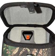 T-REIGN Pro Case Rigid Case Retractable Tether Hunting Bino Range Finder Camo