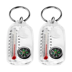 Guiding Compasses Thermometers Keyring Pocket Sized Keyring Compasses Pendant