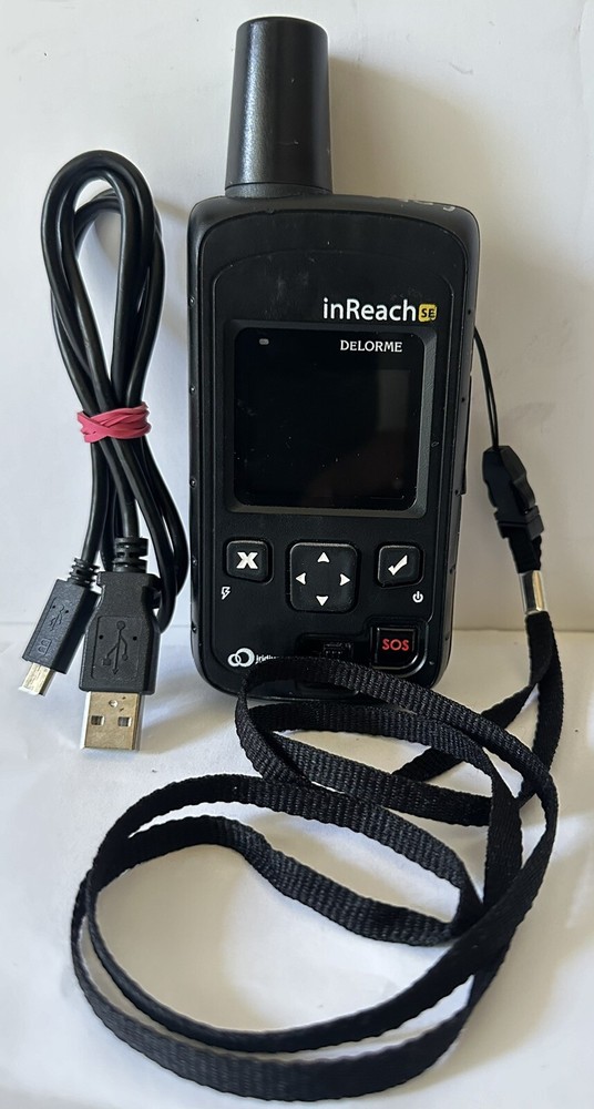 DeLorme inReach SE Satellite Communicator Model INRCH20 Handheld GPS Transmitter
