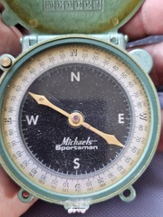 Vtg Uncle Mike’s Sportsman Precision Compass By Michaels Of Oregon Working V8