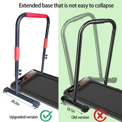 Universal Adjustable Handle Bar for Walking Pad – 23″ Wide, Max Height 43″, Stur