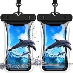 Waterproof Phone Pouch [2 Pack][Super Buoyant] Floating IPX8 Waterproof Phone