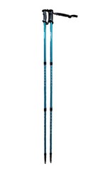 Set Of 2 VTG Outone Telescopic Twistlock Trekking Poles Rubber Handle Cyan Blue