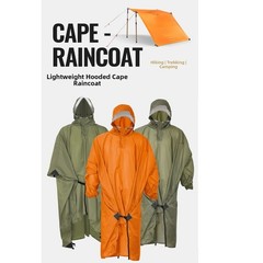 3in1 Waterproof Hiking Rain Jacket with Storage Pouch for Easy Outdoor Use