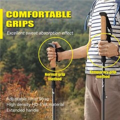 Trekking Poles – Lightweight, Collapsible Hiking Poles for Backpacking Gear, …